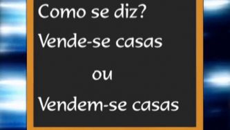 "Vende-se" no singular ou "vendem-se" no plural?
