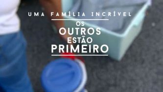Uma grande fam&iacute;lia envolvida no voluntariado