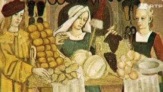 O com&eacute;rcio e os artes&atilde;os na idade m&eacute;dia