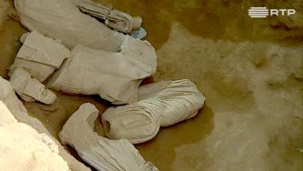 Estátuas romanas em Mértola