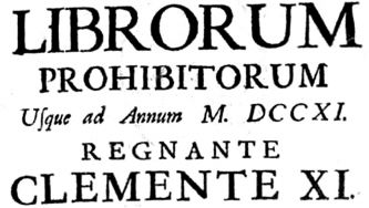 O &Iacute;ndex dos Livros Proibidos da Santa S&eacute;