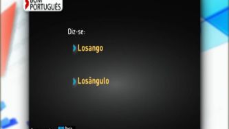 Escreve-se losango ou losângulo?