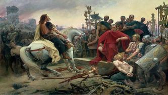 Rendição de Vercingétorix a Júlio César