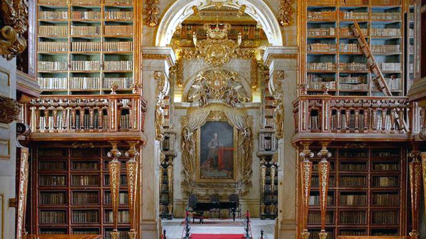 A Biblioteca de D. João V, obra-prima do Barroco