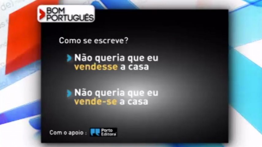 Nesta frase, qual é a forma correta: vendesse ou vende-se?