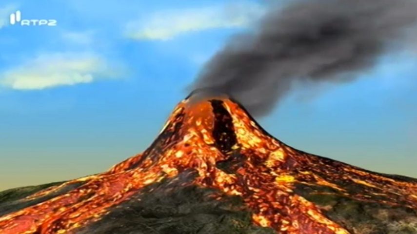 Como um vulcão entra em erupção