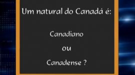 Qual é o gentílico de Canadá?