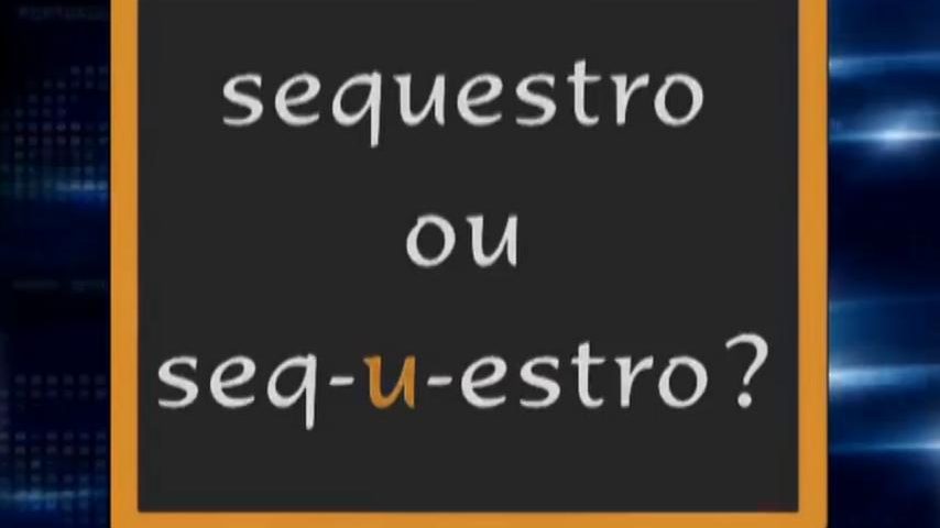 Como se pronuncia a palavra sequestro?