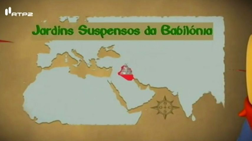Os jardins suspensos da Babilónia, maravilha do oriente antigo