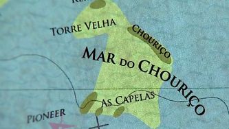 O mapa do mar do Algarve