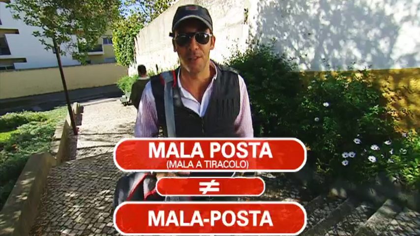 Chegou a história da mala-posta