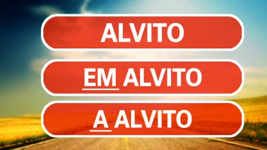 Alvito e a regra do artigo definido