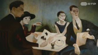 Arte na Gulbenkian: auto-retrato num grupo, de Almada Negreiros