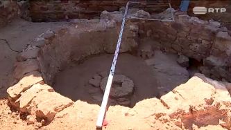 Um engenho de açúcar no castelo de Silves