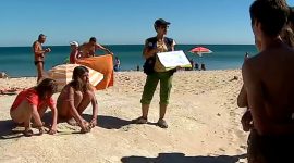 Pegadas de dinossauro em praias do Algarve