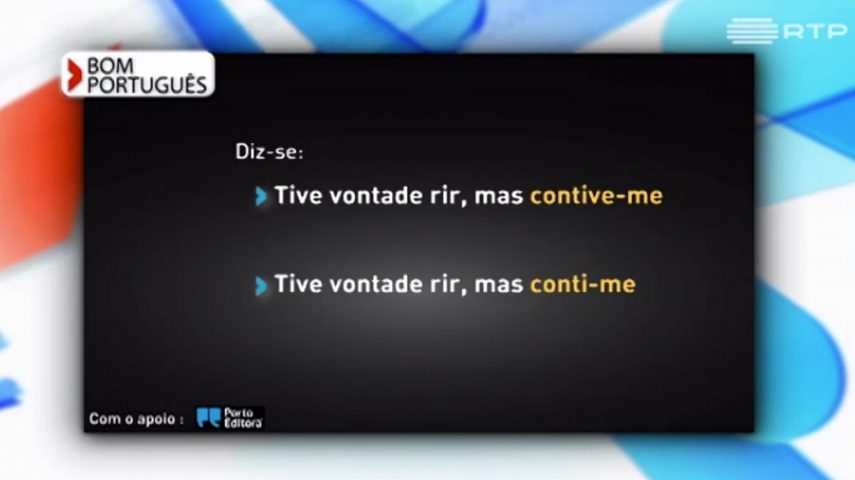 Diz-se contive-me ou conti-me?