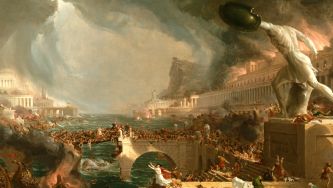 A queda do &uacute;ltimo imperador Roma