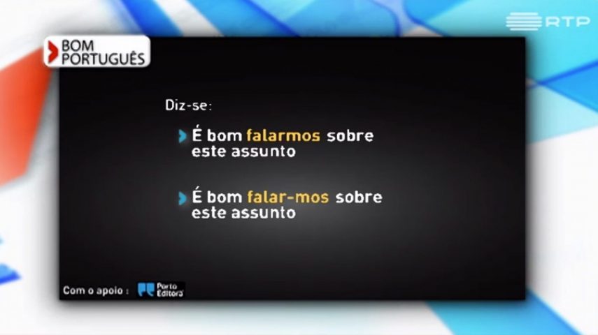 Como se escreve: falarmos ou falar-mos?