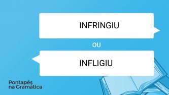 O treinador "infringiu" ou "infligiu" um castigo aos jogadores?