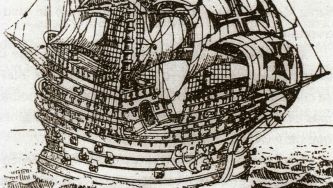 Naufr&aacute;gio da nau &ldquo;Flor de la Mar&rdquo; no Estreito de Malaca