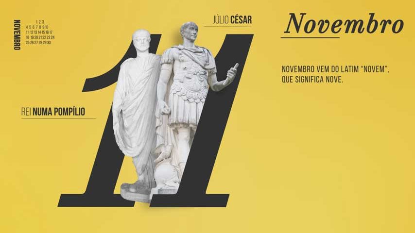 Novembro, o nono mês do calendário romano