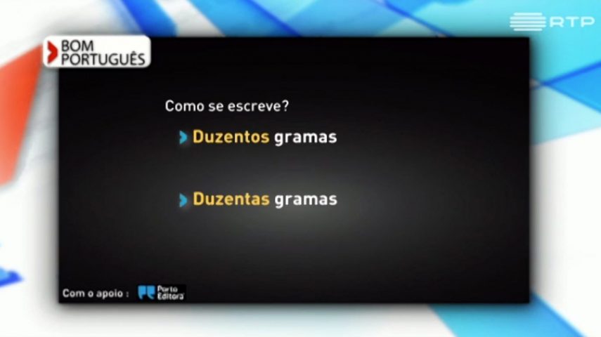 Imagem de Duzentos gramas ou duzentas gramas?
