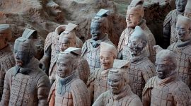 Descoberta do exército de terracota na China