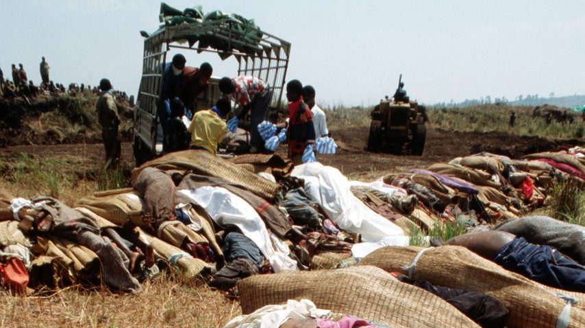 O genocídio no Ruanda