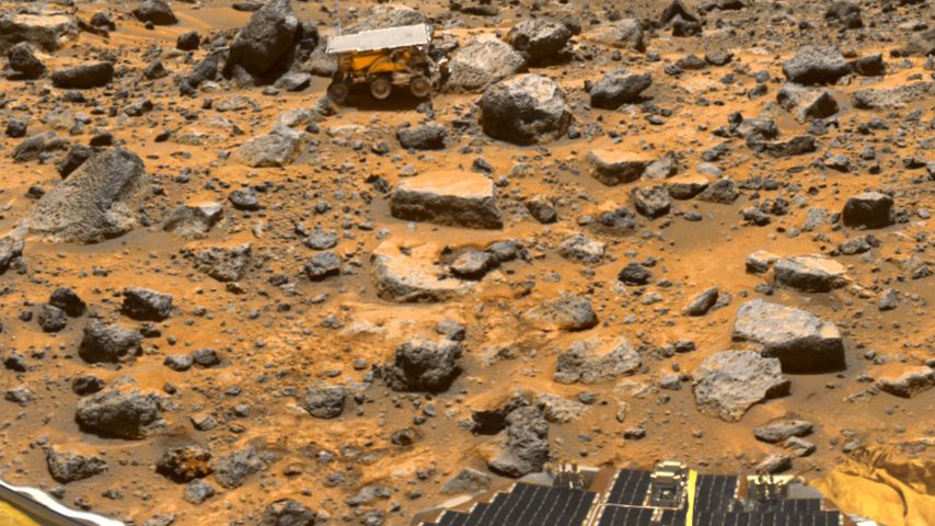 Lançamento da sonda Mars Pathfinder