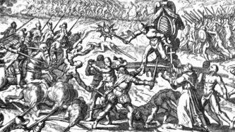 Captura do imperador inca Atahualpa por Francisco Pizarro