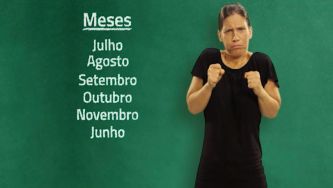 Os meses do ano em Língua Gestual
