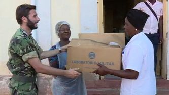 Laboratório militar enviou ajuda para Moçambique