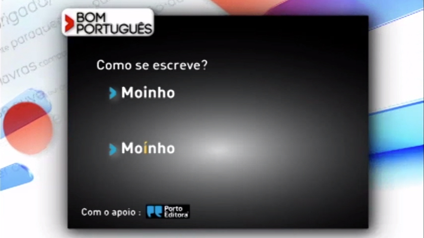 Moinho ou moínho, com ou sem acento?