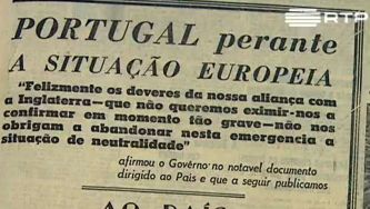 Portugal no princ&iacute;pio da II Guerra Mundial