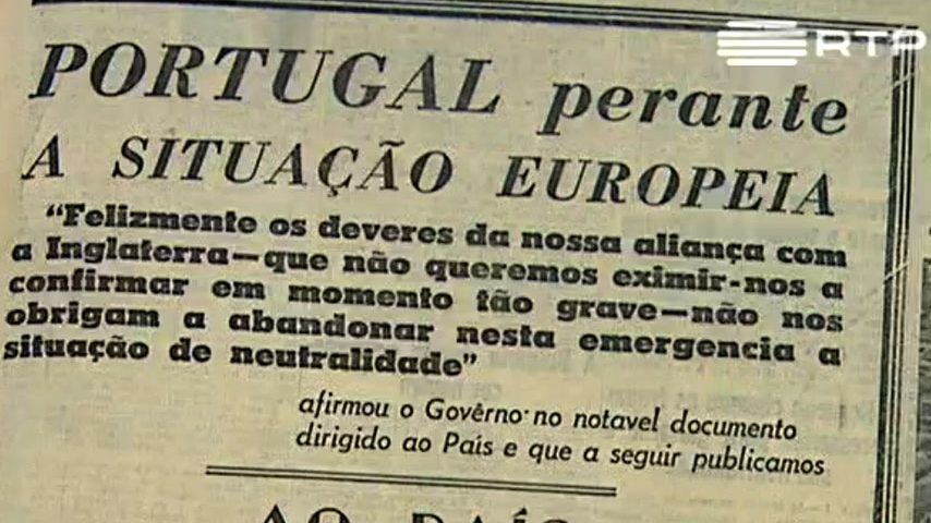 Portugal no princípio da II Guerra Mundial