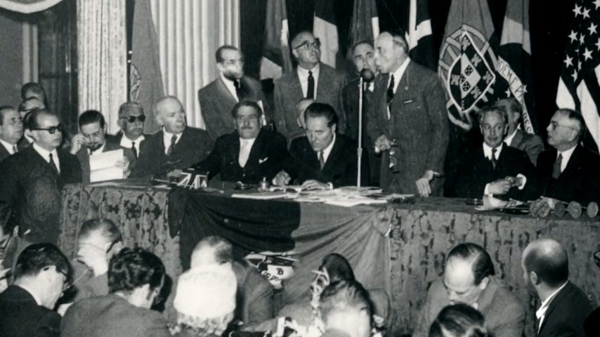 As eleições de 1958 em fotografias
