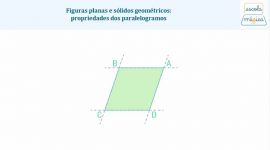As propriedades dos paralelogramos