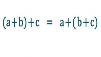 Propriedade associativa da adição
