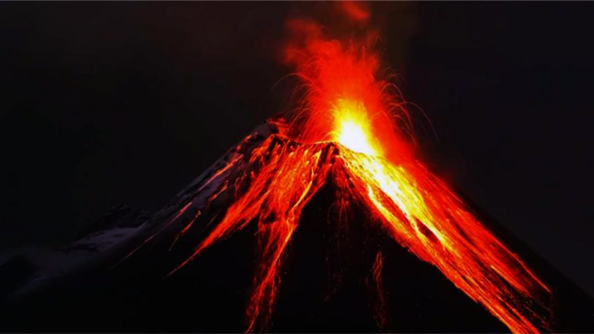 Atividade vulcânica principal