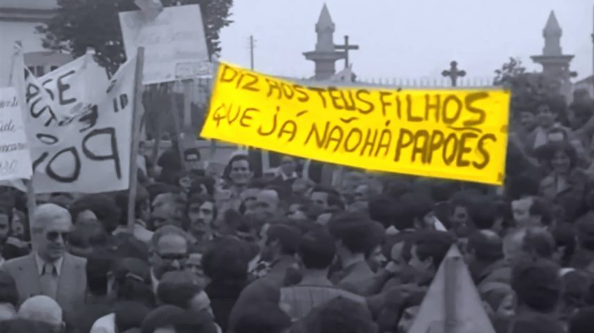O primeiro 1.º de Maio da democracia