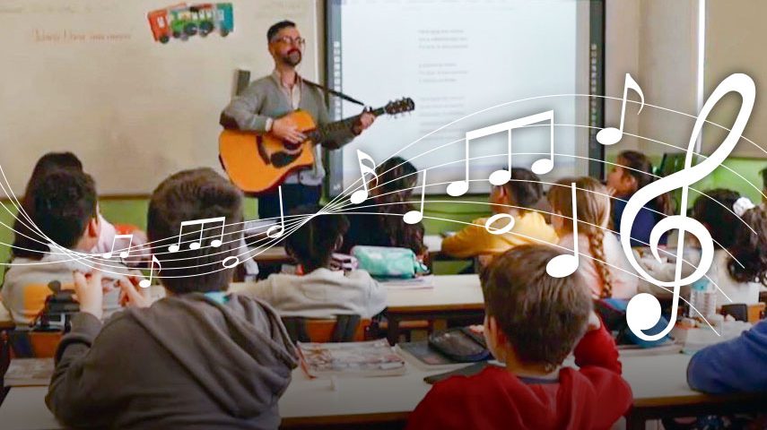 Uma aula com canções do mundo