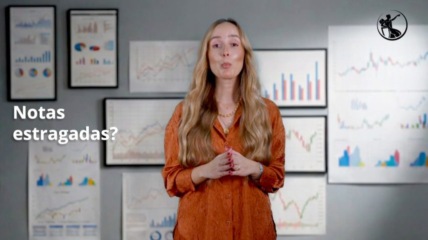O que fazer com notas danificadas