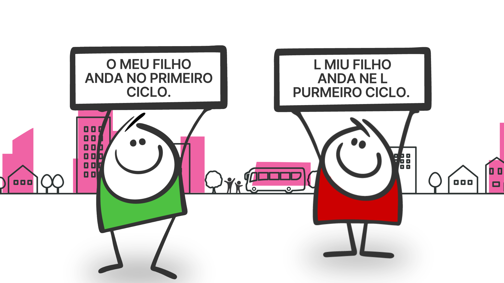 Imagem de L miu filho anda ne l purmeiro ciclo