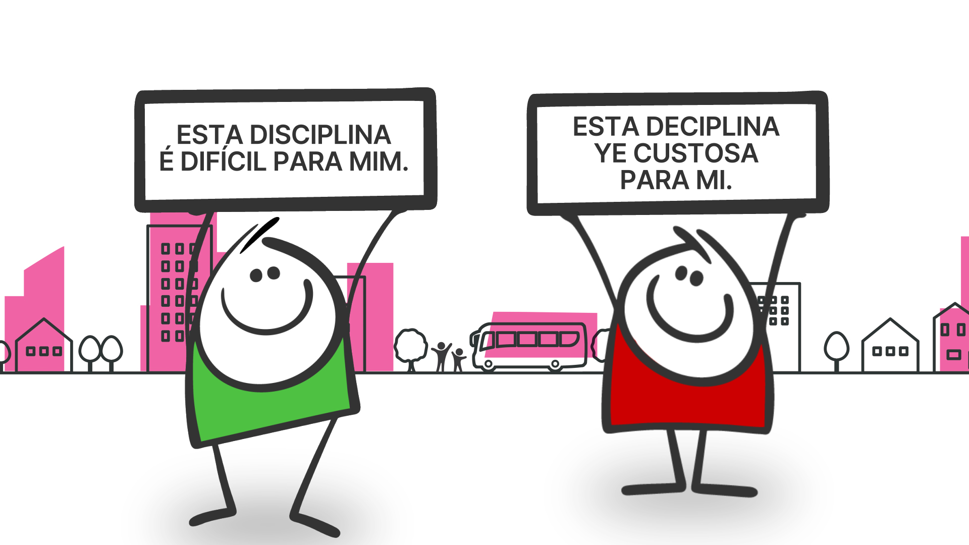 Imagem de Esta deciplina ye custosa para mi