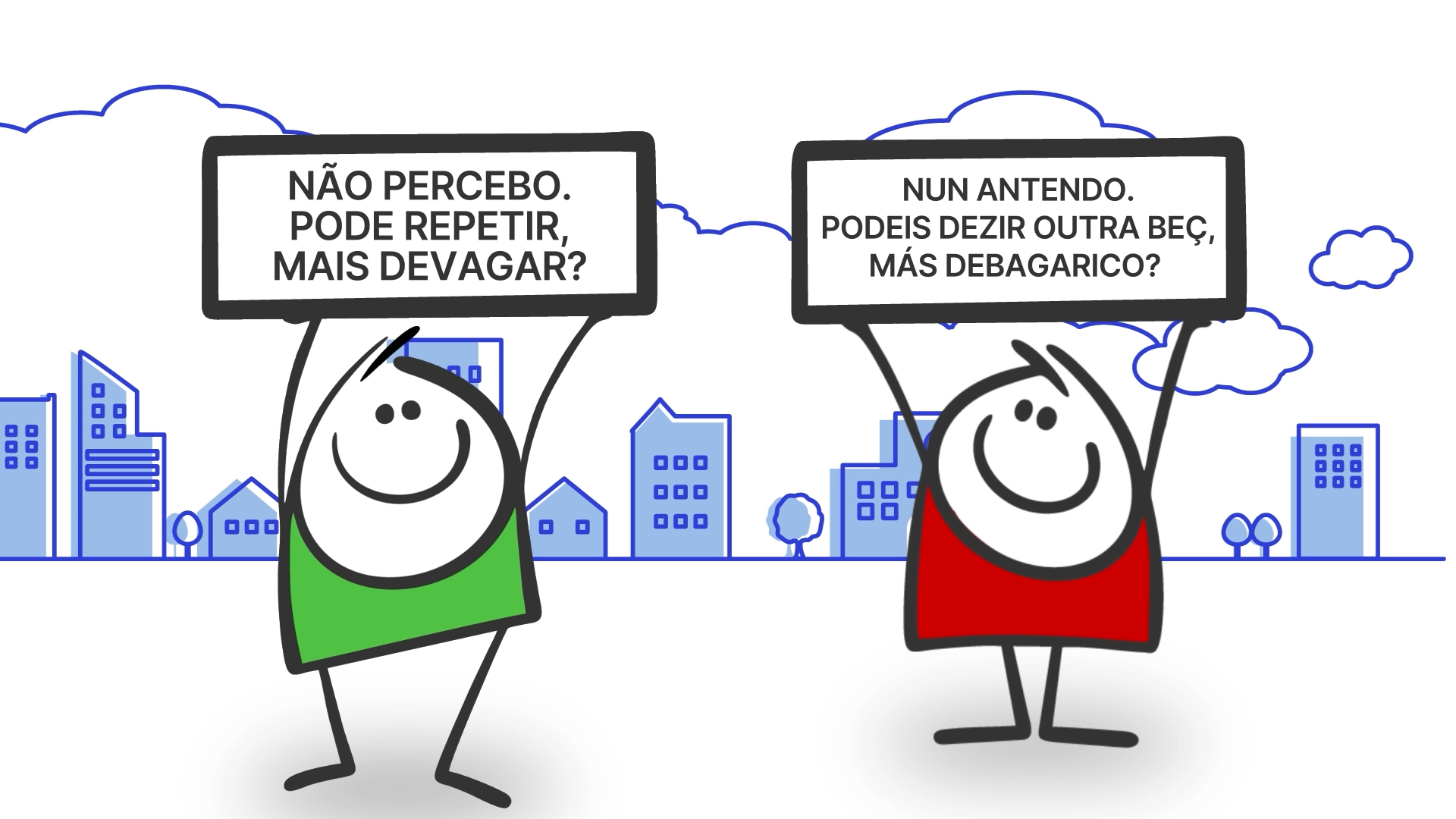 Imagem de Nun antendo. Podeis dezir outra beç, más debagarico?